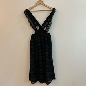 Lost Ink Pinafore Skirt In Lace